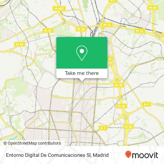 Entorno Digital De Comunicaciones Sl map