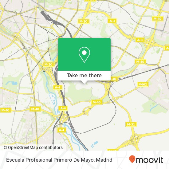 Escuela Profesional Primero De Mayo map