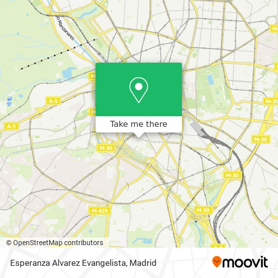 Esperanza Alvarez Evangelista map