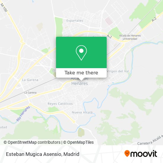 Esteban Mugica Asensio map