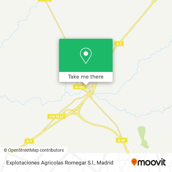 Explotaciones Agricolas Romegar S.l. map