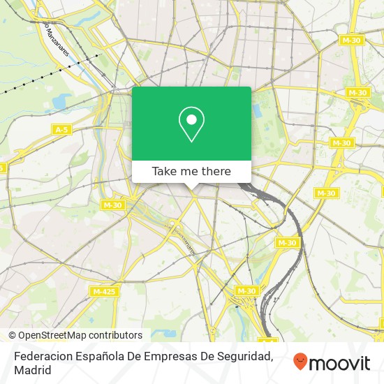 Federacion Española De Empresas De Seguridad map