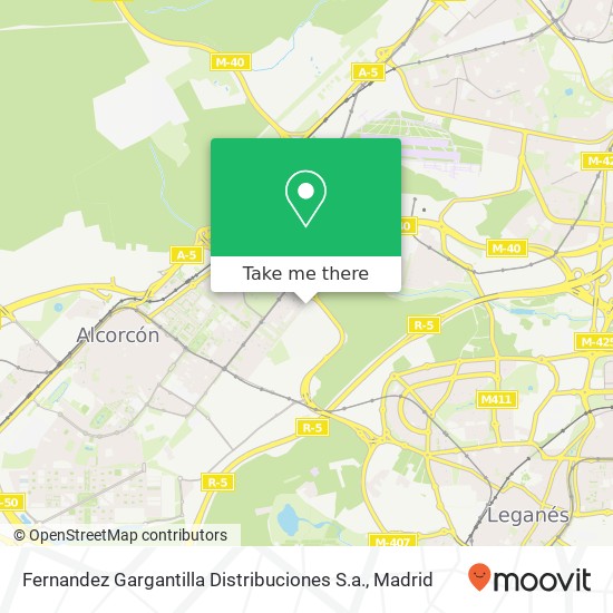 Fernandez Gargantilla Distribuciones S.a. map