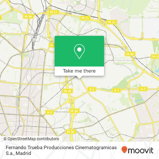 Fernando Trueba Producciones Cinematogramicas S.a. map