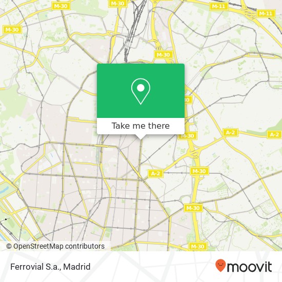 Ferrovial S.a. map