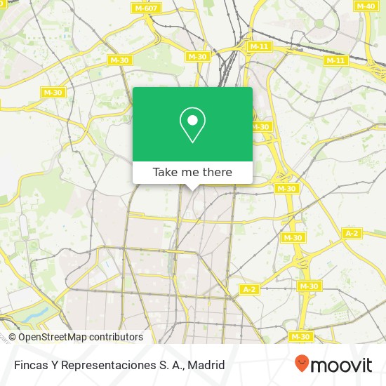 Fincas Y Representaciones S. A. map