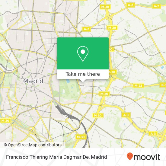 mapa Francisco Thiering Maria Dagmar De