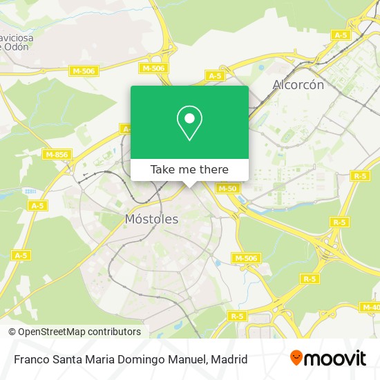 Franco Santa Maria Domingo Manuel map