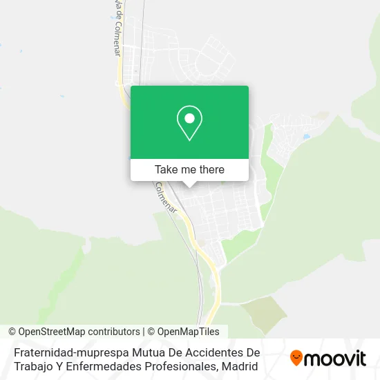 Fraternidad-muprespa Mutua De Accidentes De Trabajo Y Enfermedades Profesionales map