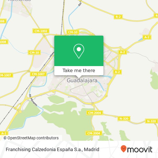 Franchising Calzedonia España S.a. map