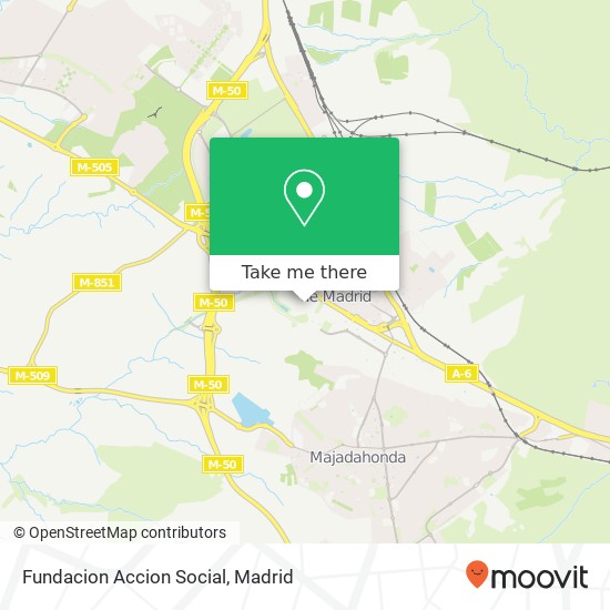 Fundacion Accion Social map