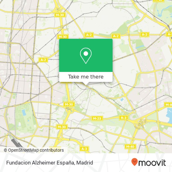 mapa Fundacion Alzheimer España