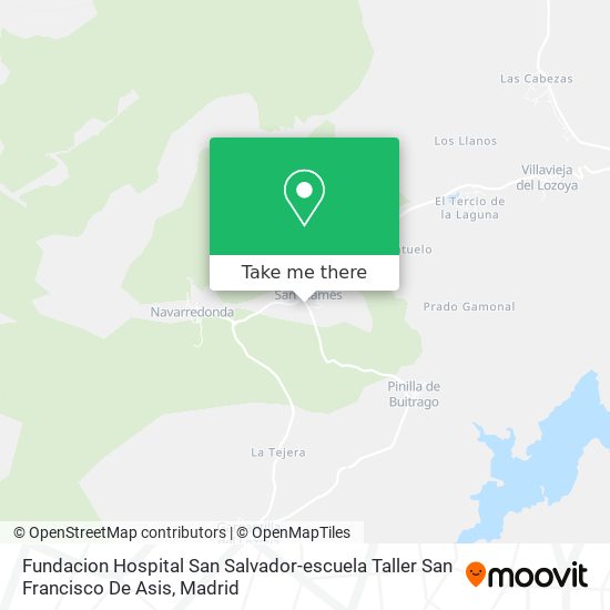 mapa Fundacion Hospital San Salvador-escuela Taller San Francisco De Asis