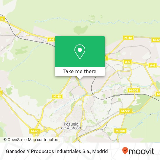 Ganados Y Productos Industriales S.a. map