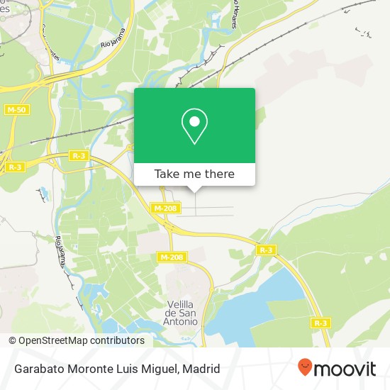 Garabato Moronte Luis Miguel map