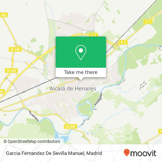 mapa Garcia Fernandez De Sevilla Manuel