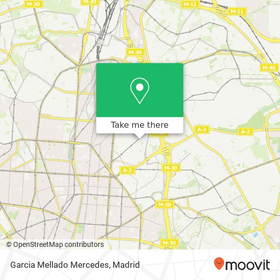 Garcia Mellado Mercedes map