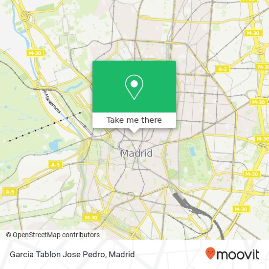 Garcia Tablon Jose Pedro map