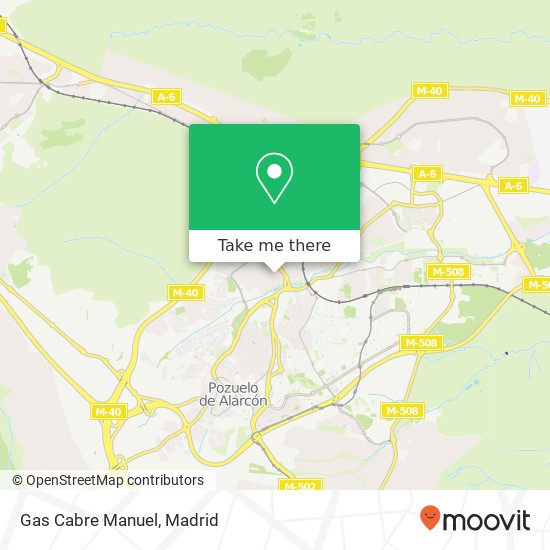 mapa Gas Cabre Manuel