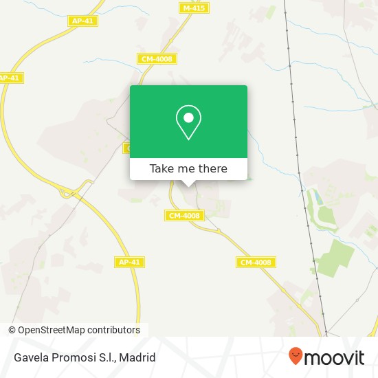 Gavela Promosi S.l. map