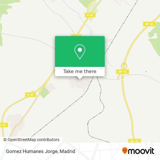 Gomez Humanes Jorge map