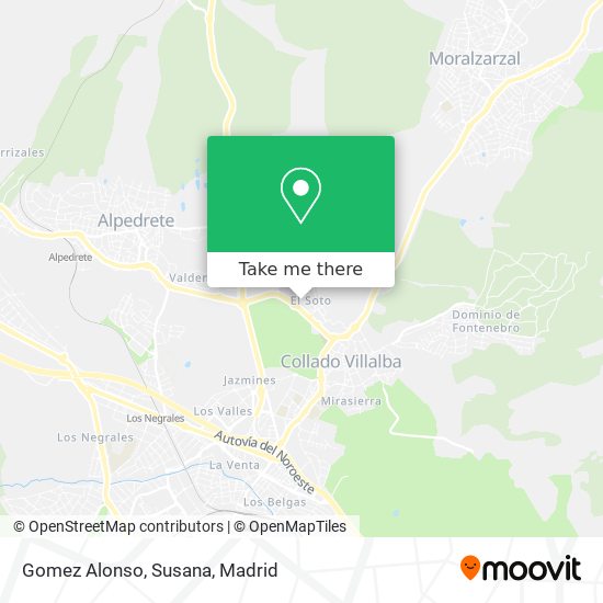 Gomez Alonso, Susana map
