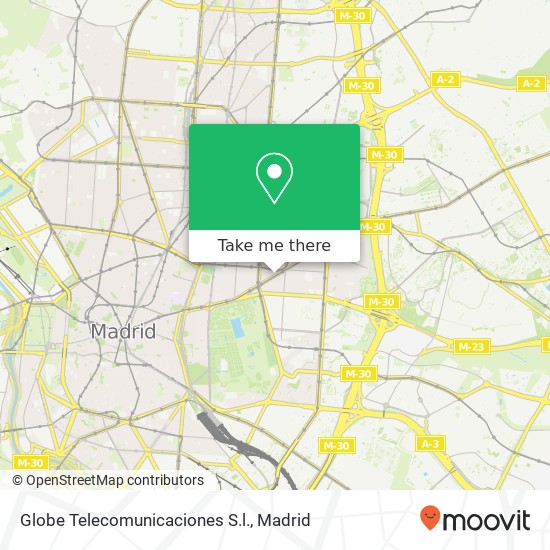 Globe Telecomunicaciones S.l. map