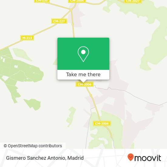 Gismero Sanchez Antonio map