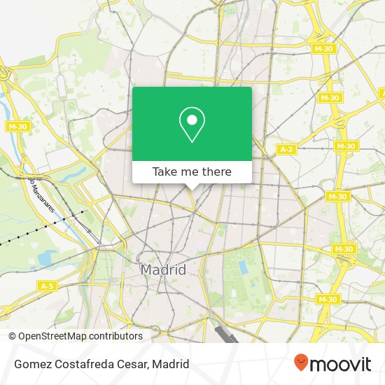 mapa Gomez Costafreda Cesar