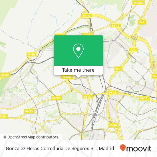 Gonzalez Heras Correduria De Seguros S.l. map