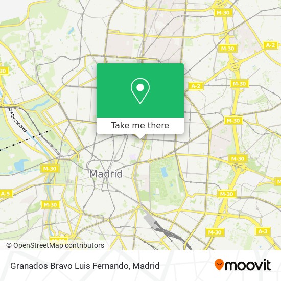 Granados Bravo Luis Fernando map