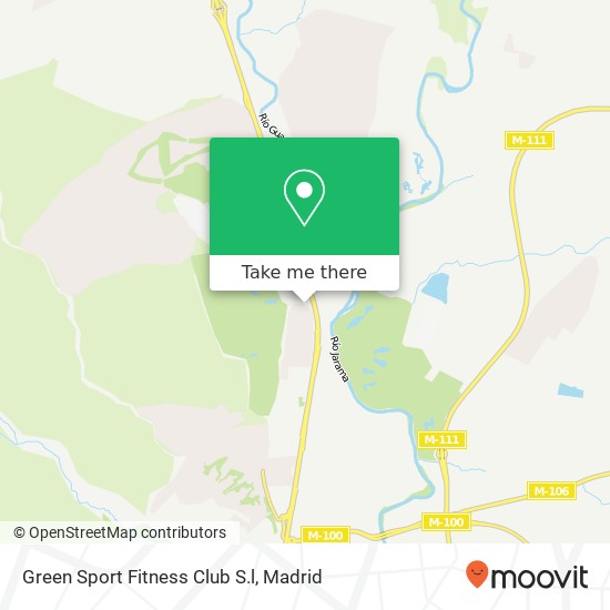 Green Sport Fitness Club S.l map