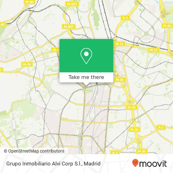 Grupo Inmobiliario Alvi Corp S.l. map