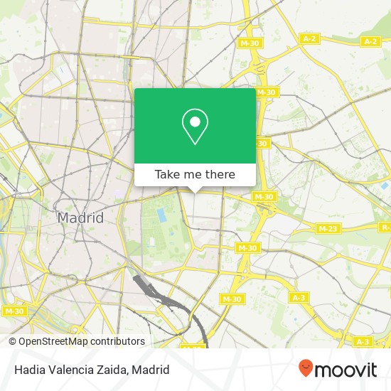 Hadia Valencia Zaida map