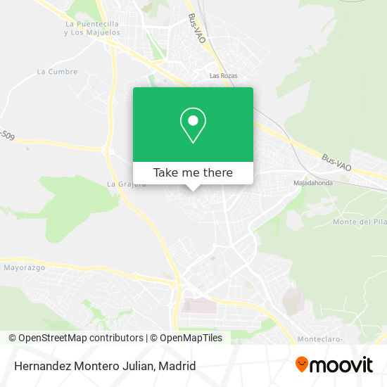 Hernandez Montero Julian map