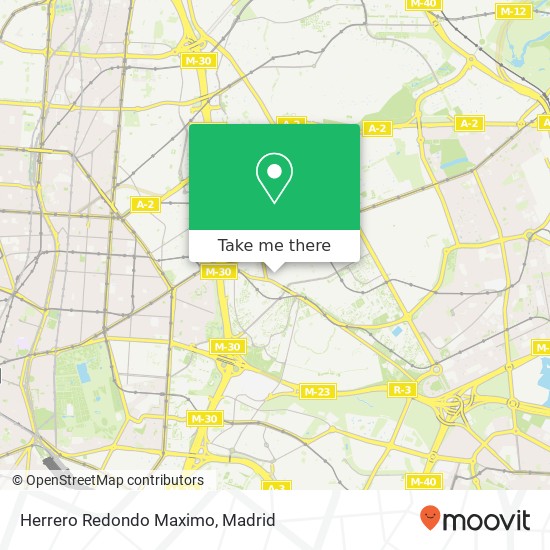 Herrero Redondo Maximo map