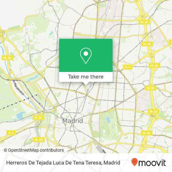 mapa Herreros De Tejada Luca De Tena Teresa