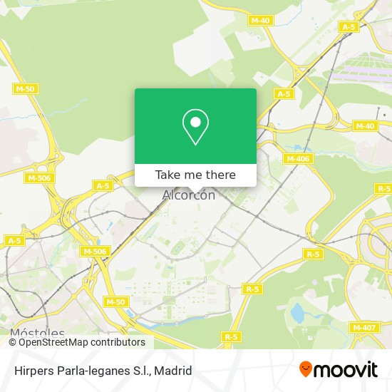 mapa Hirpers Parla-leganes S.l.