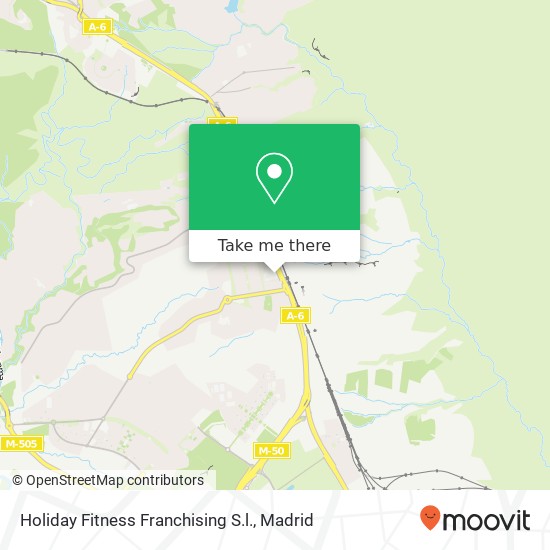 Holiday Fitness Franchising S.l. map