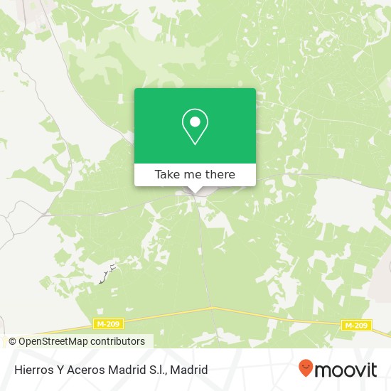 Hierros Y Aceros Madrid S.l. map