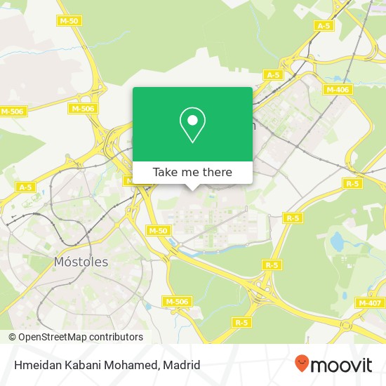 Hmeidan Kabani Mohamed map