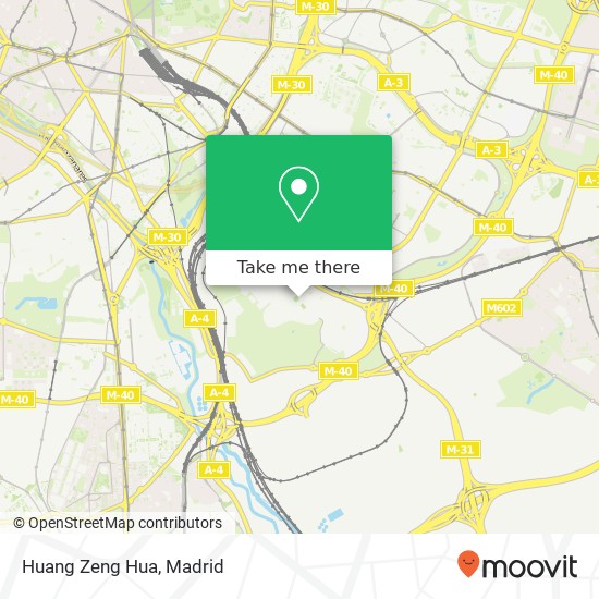 mapa Huang  Zeng Hua