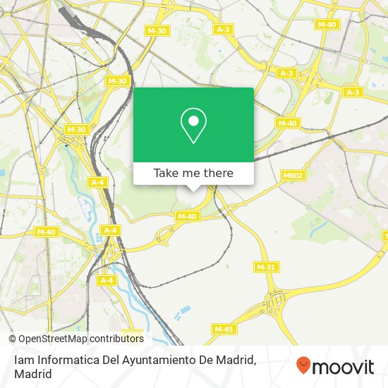 mapa Iam Informatica Del Ayuntamiento De Madrid