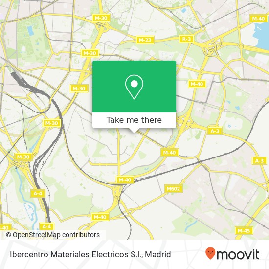 mapa Ibercentro Materiales Electricos S.l.