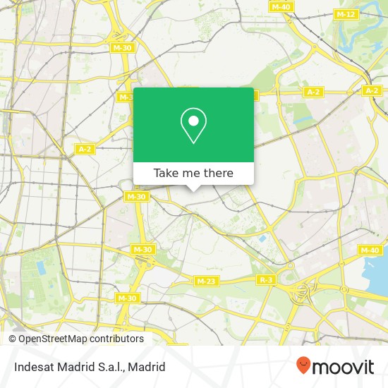 mapa Indesat Madrid S.a.l.