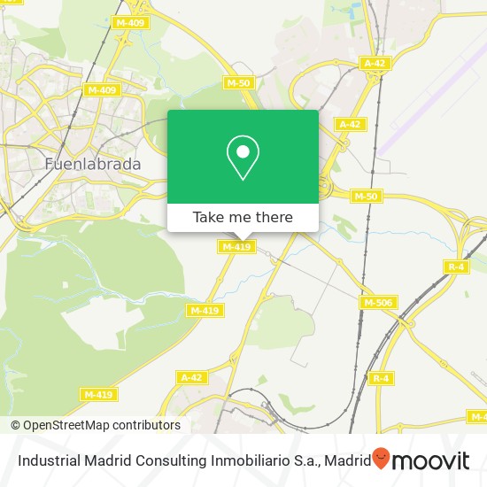 Industrial Madrid Consulting Inmobiliario S.a. map