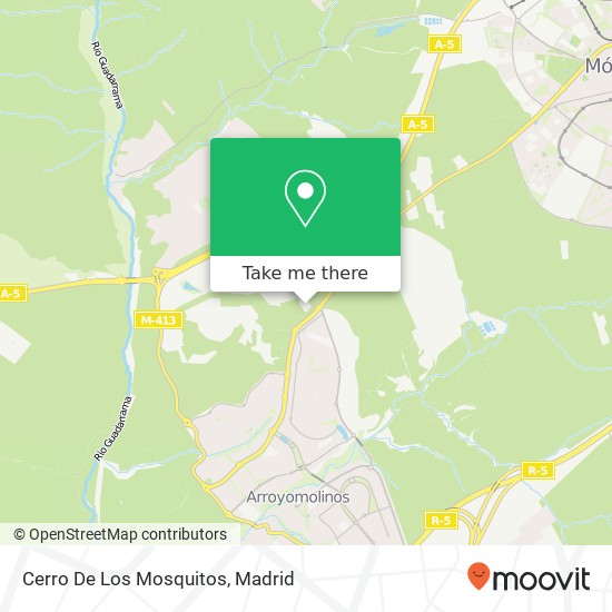 Cerro De Los Mosquitos map