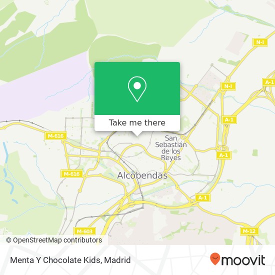 Menta Y Chocolate Kids map