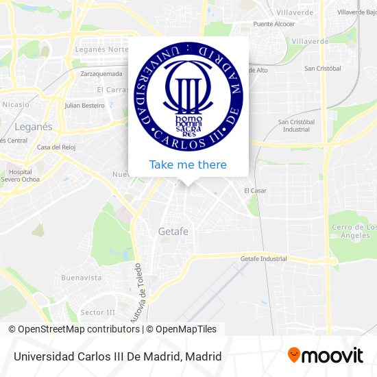 Universidad Carlos III De Madrid map