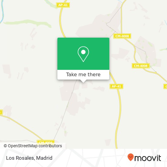 Los Rosales map